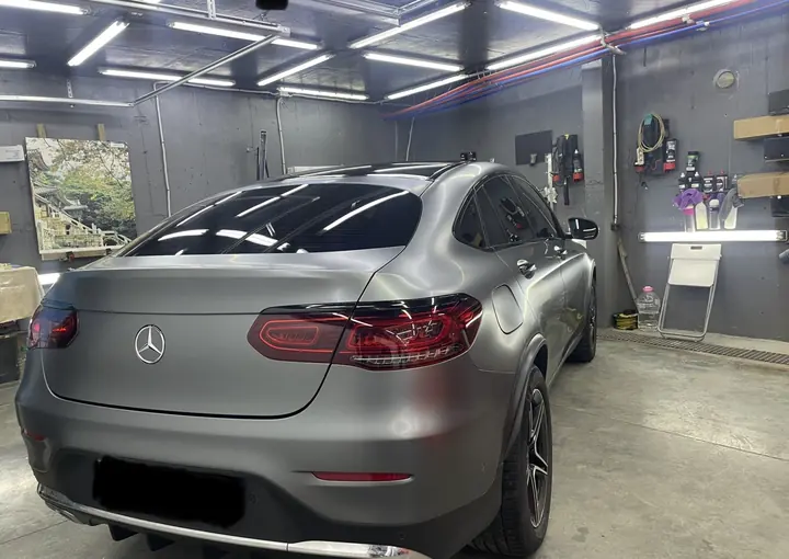 Матовый Mercedes GLC Coupe